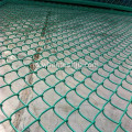 PVC Coted Chain Link Pagar Rolls Untuk Taman Bermain